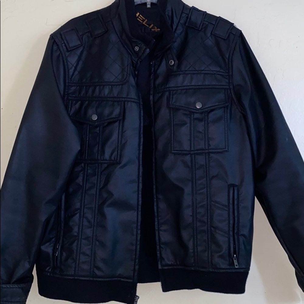 Pleather jacket
